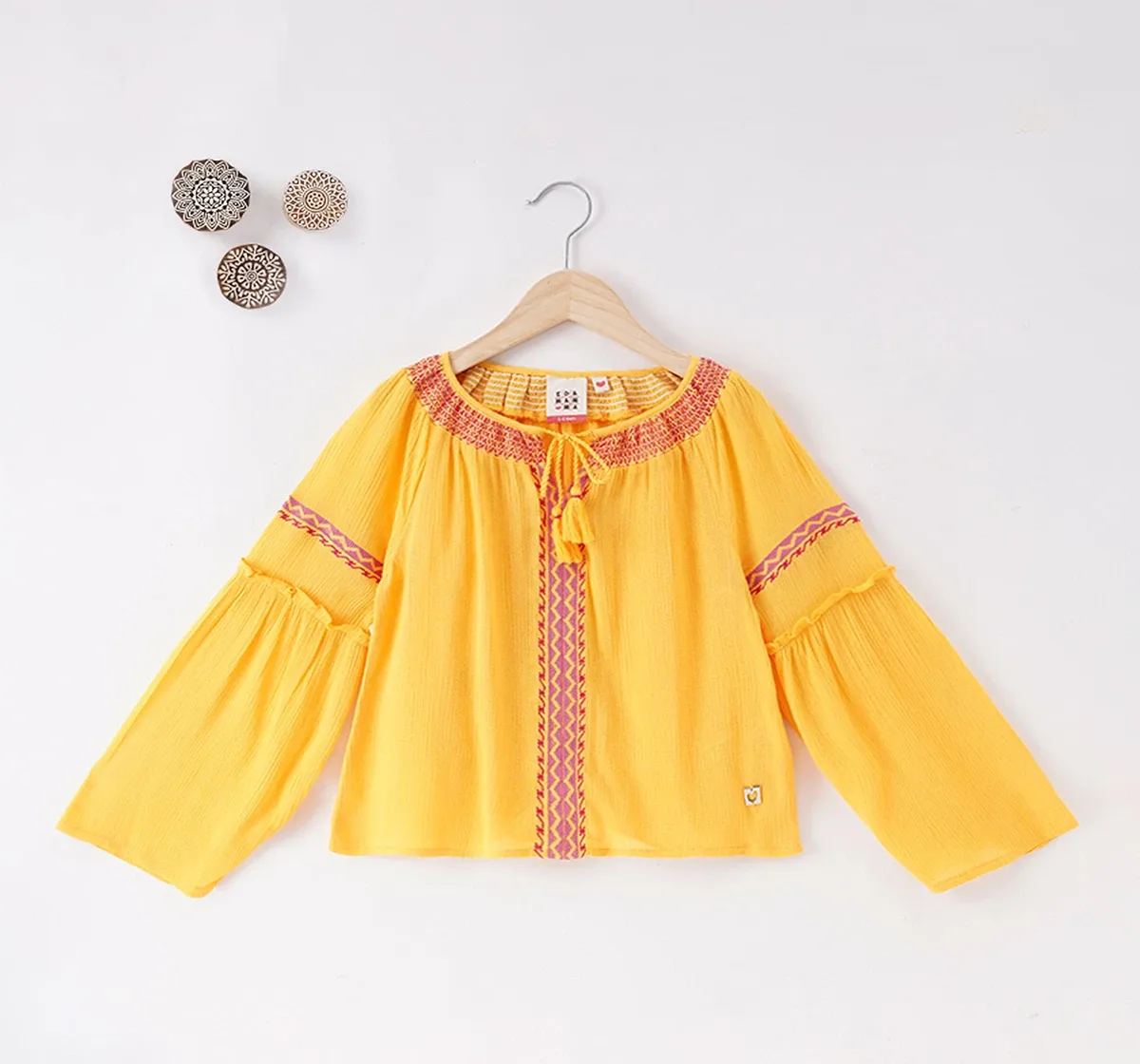 Girls Embroidered Top
