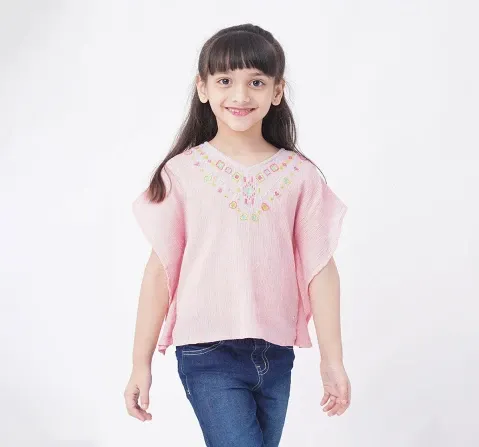 Girls Embroidered Top