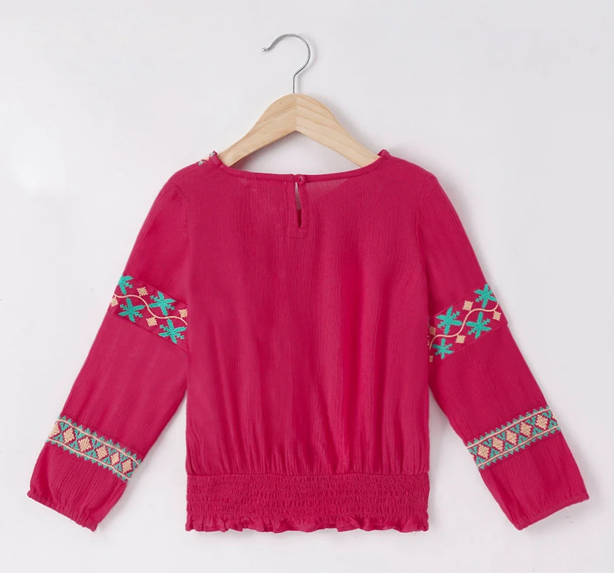 Girls Embroidered Top
