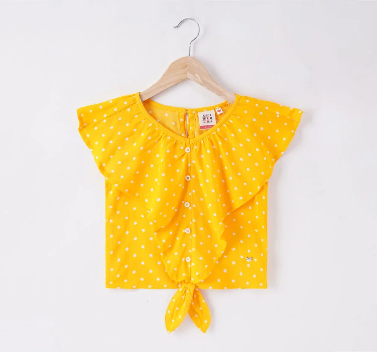 Girls Polka Printed Top