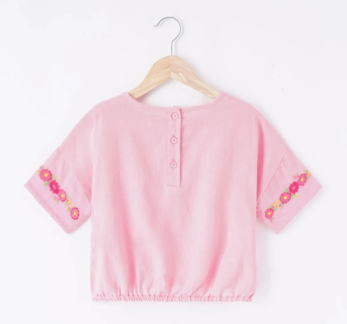 Girls Elasticated Waist Top