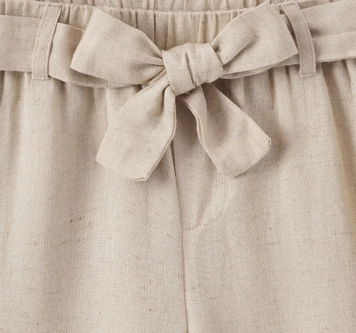 Girls Pants With A Tie Up