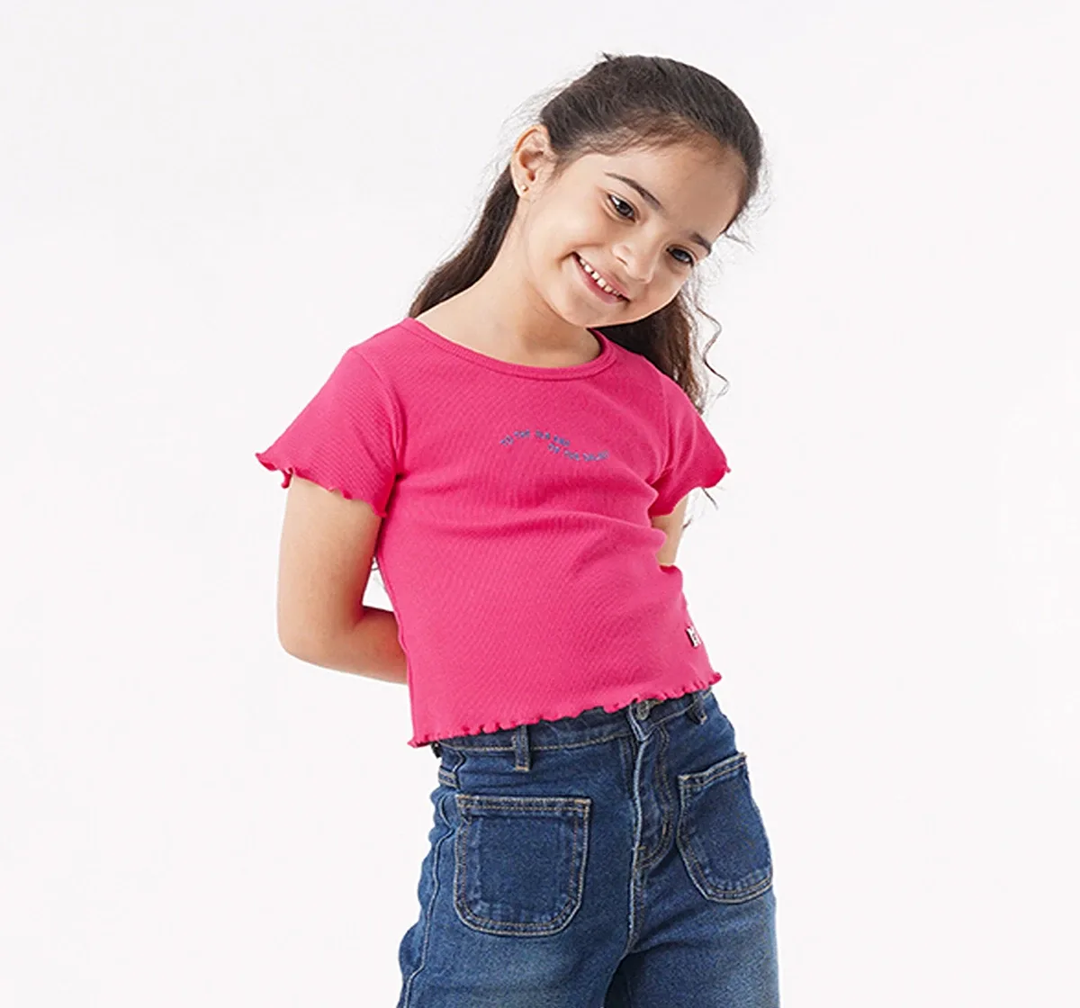 Girls Embroidred T-Shirt