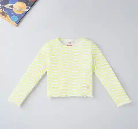 Girls Marble Effect Tee