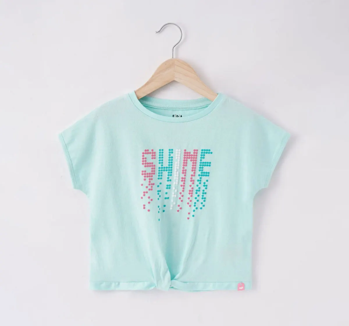 Girls Knotted Hem Tee