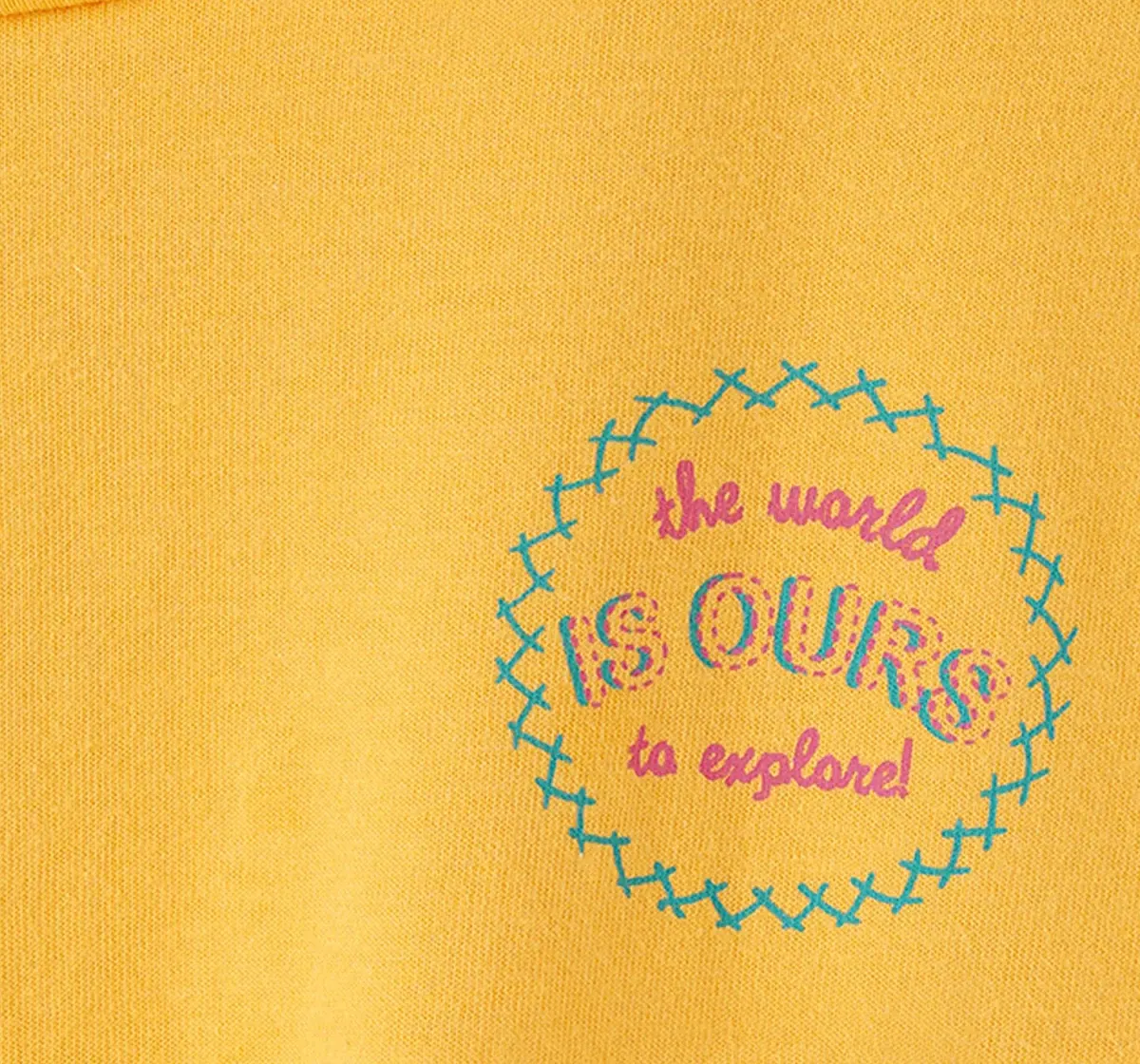 Girls Knotted Hem Tee