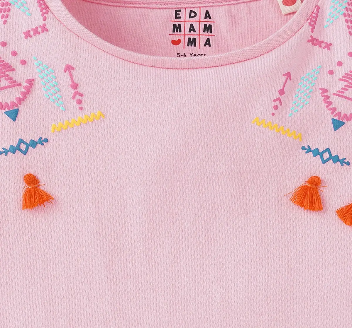 Girls Shoulder Design Tee