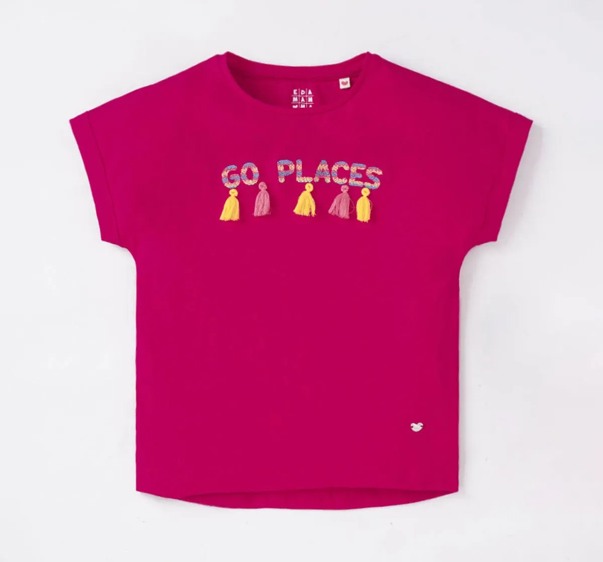Girls Tassel Detail Tee