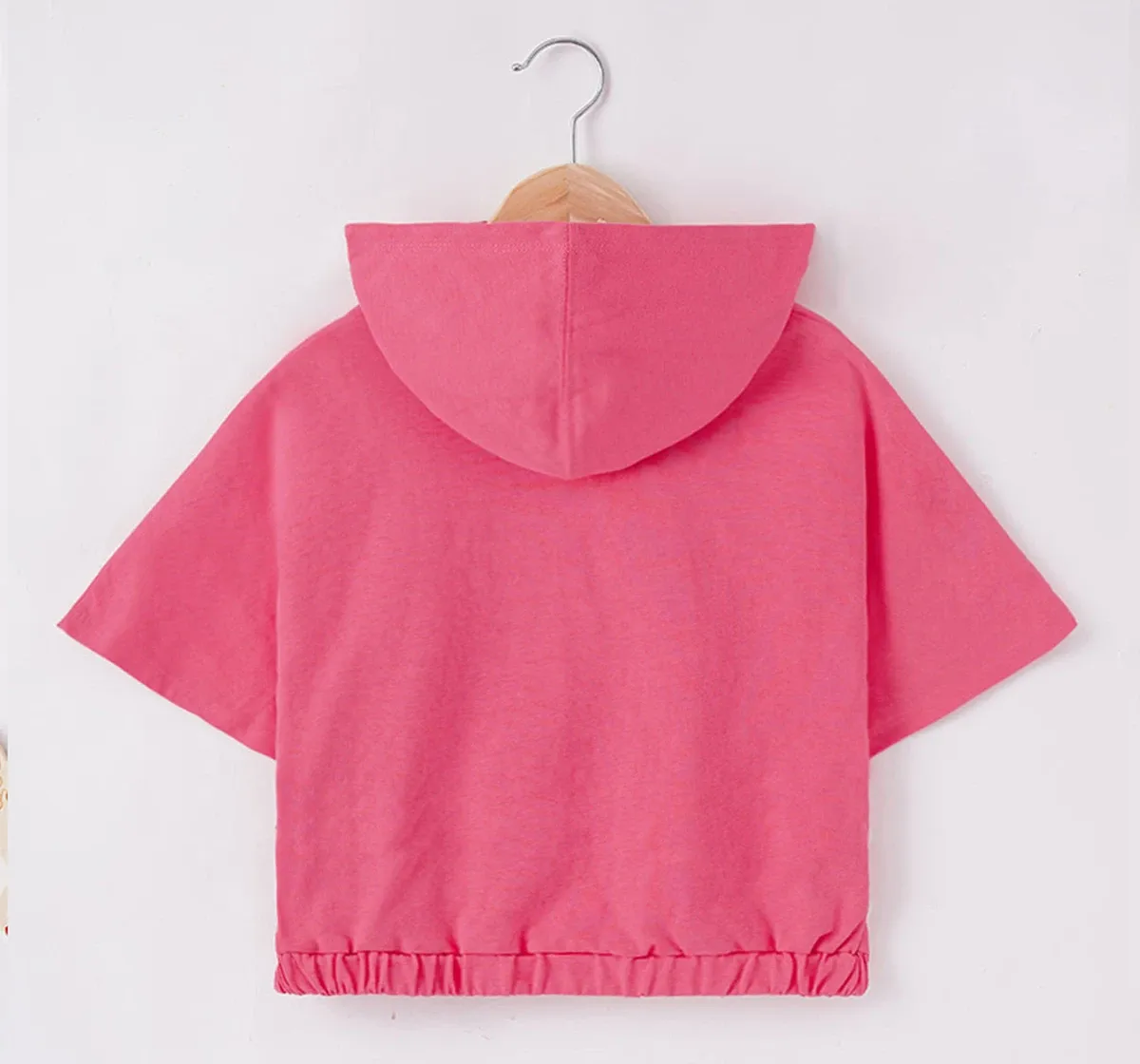 Girls Printed Hooded Tee
