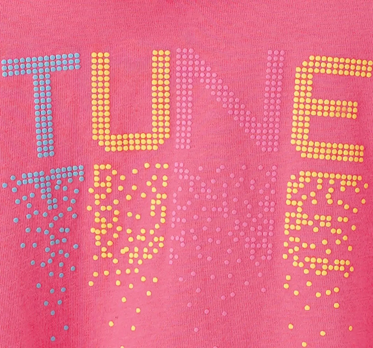 Girls Printed Hooded Tee