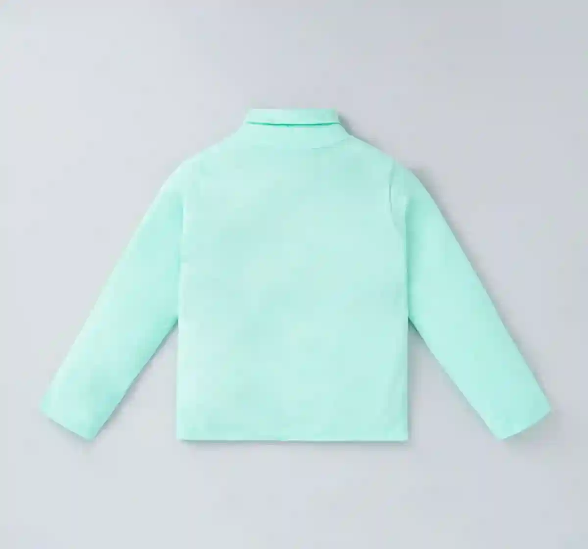 Girls Full Sleeves Turtle Neck Tee