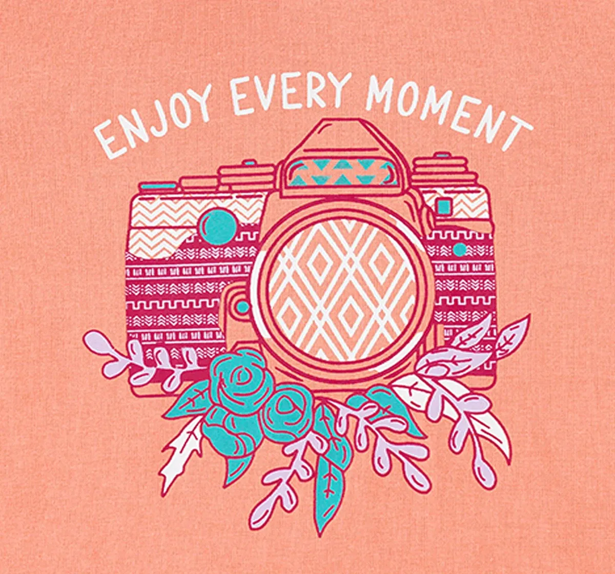 Girls T-Shirt With Chest Print