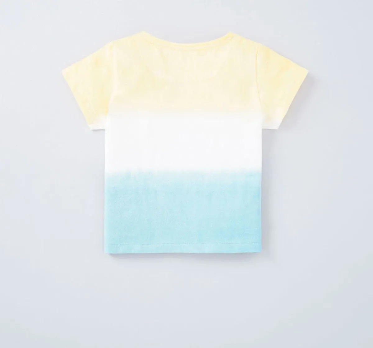 Girls Tie Dye Printed Tie Up Tee