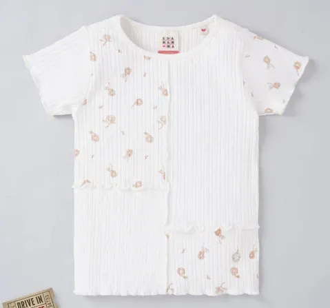 Girls Cut And Sew Tee