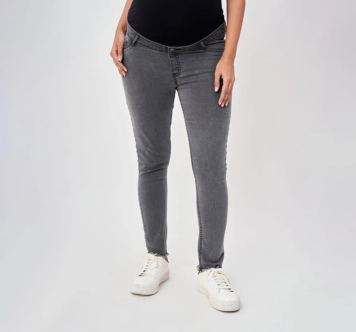 Maternity Denim Jeans -Black