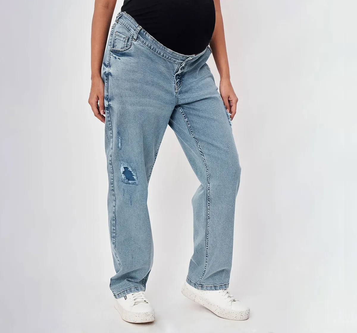 Maternity Denim Jeans -Dark Blue