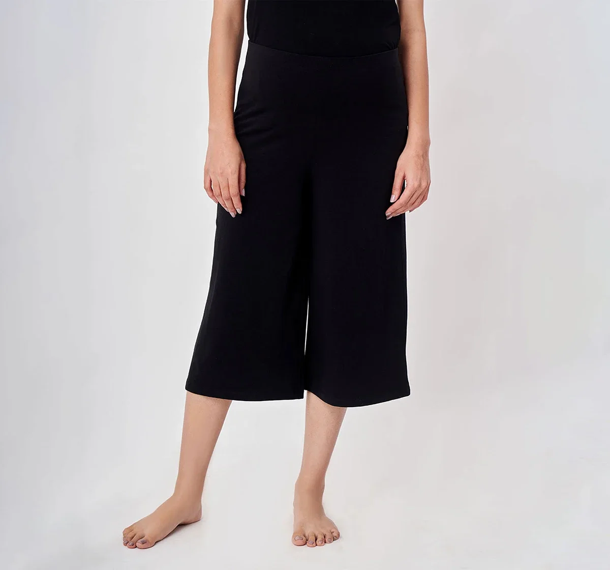 Maternity Flared Pants -Black