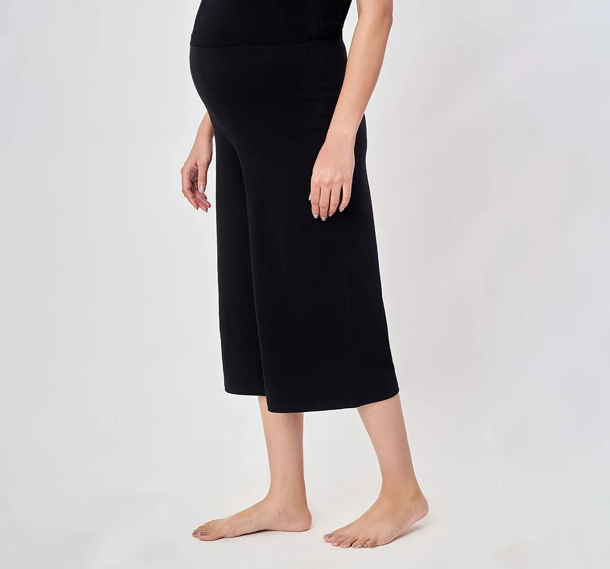 Maternity Flared Pants -Black
