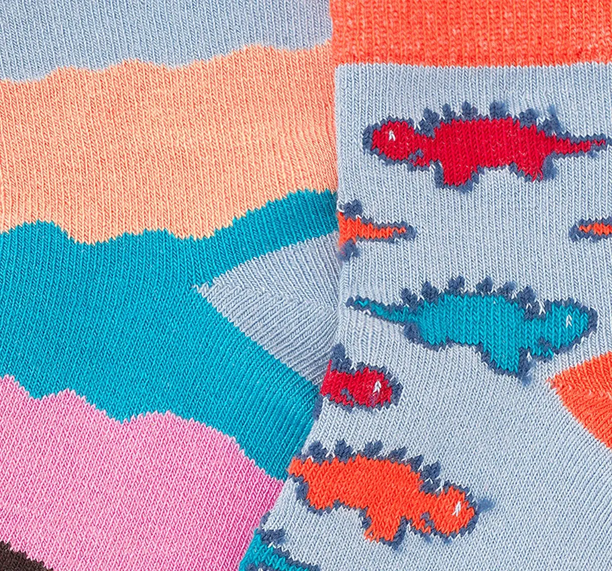 Pack Of 2 Unisex Bamboo Fibre Socks