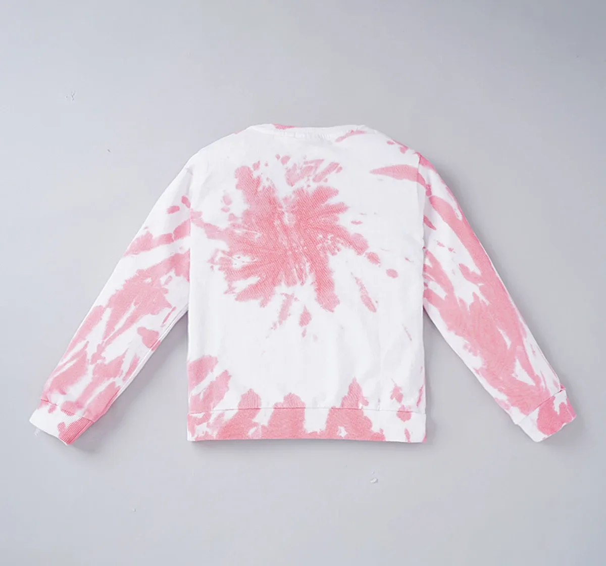 Unisex Tie Dye Embossed Sweatshirt