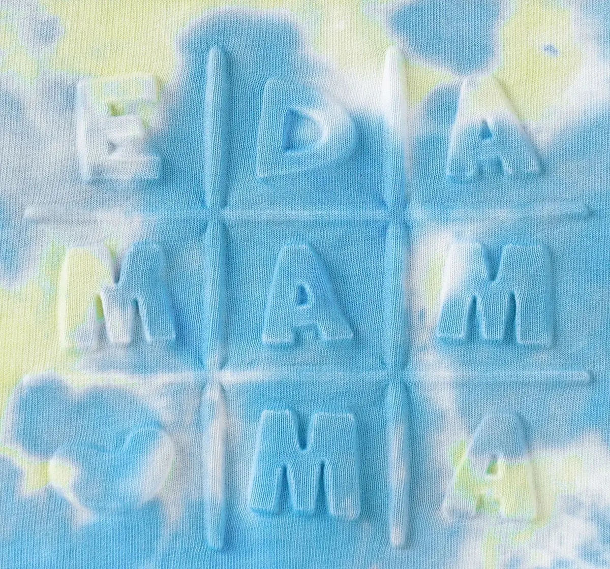 Unisex Tie Dye Embossed Sweatshirt