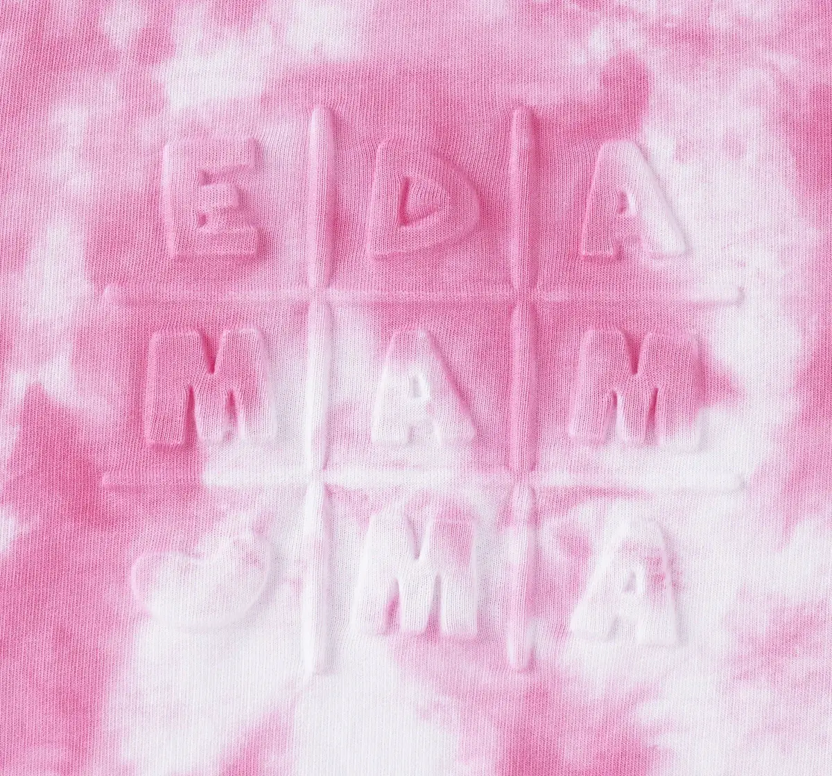 Unisex Tie Dye Embossed Sweatshirt