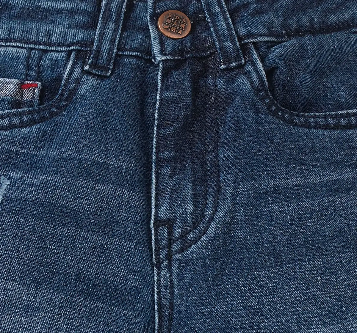 Boys Slim Fit Denim Pants