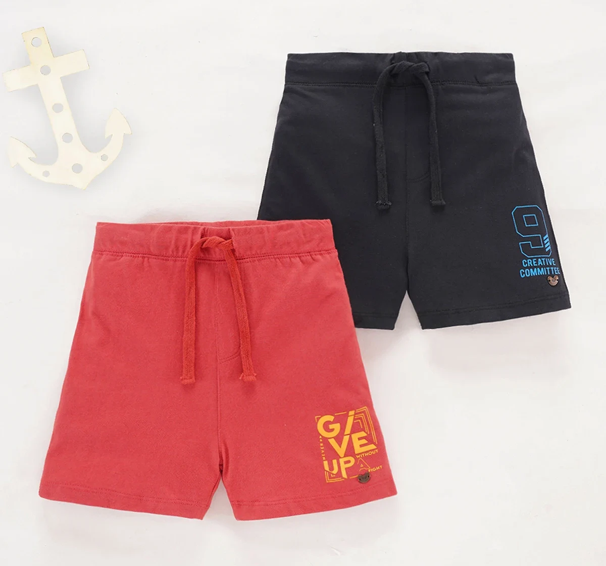 Boys Cut And Sew Knit Shorts