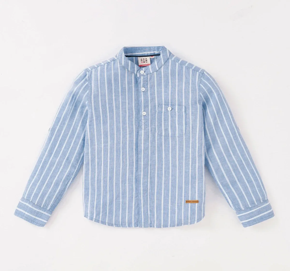 Boys Full Sleeves Striped Shirt