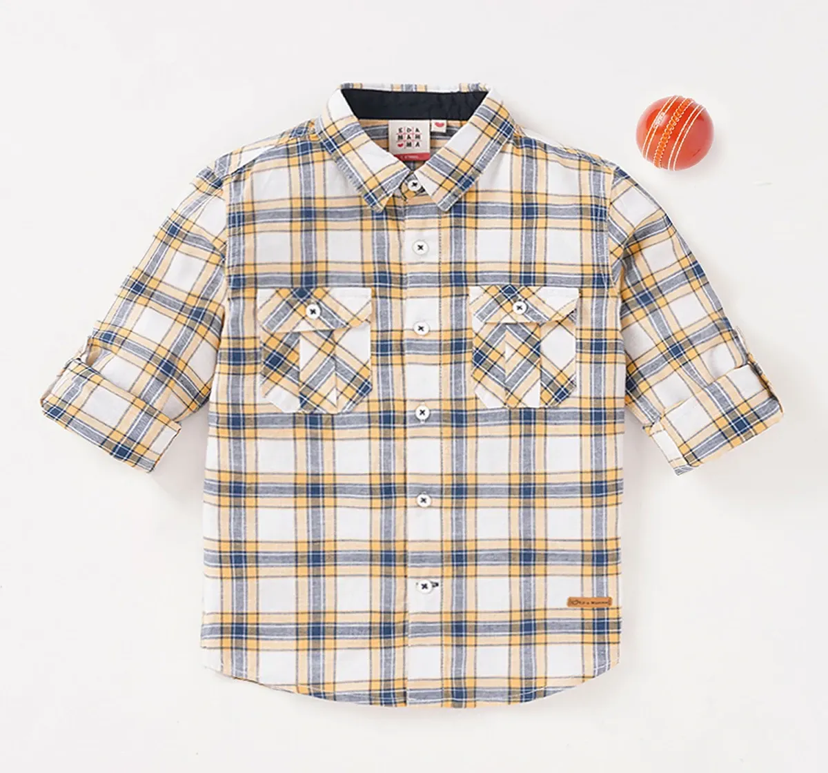 Boys Full Sleeves Checkered Shirt