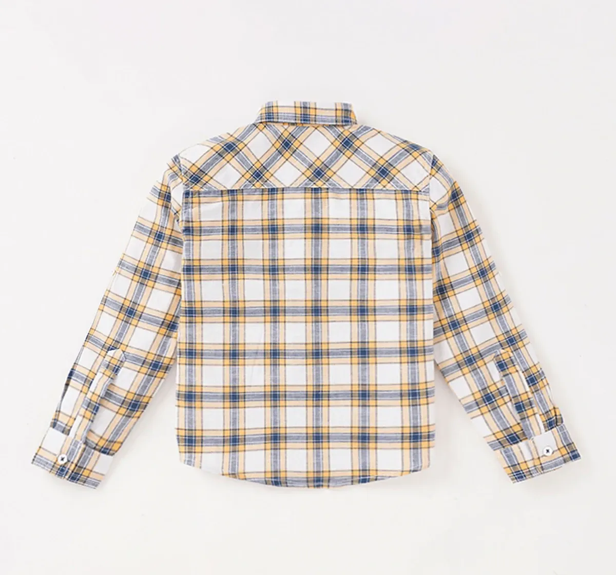 Boys Full Sleeves Checkered Shirt