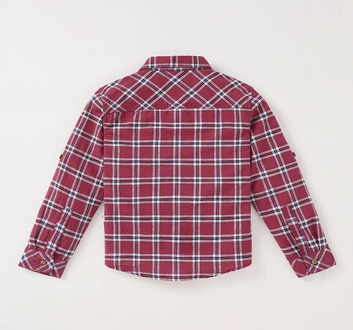 Boys Full Sleeves Checkered Shirt