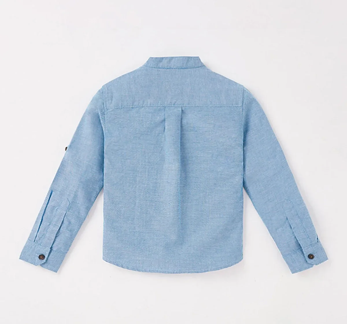 Boys Full Sleeves Solid Shirt
