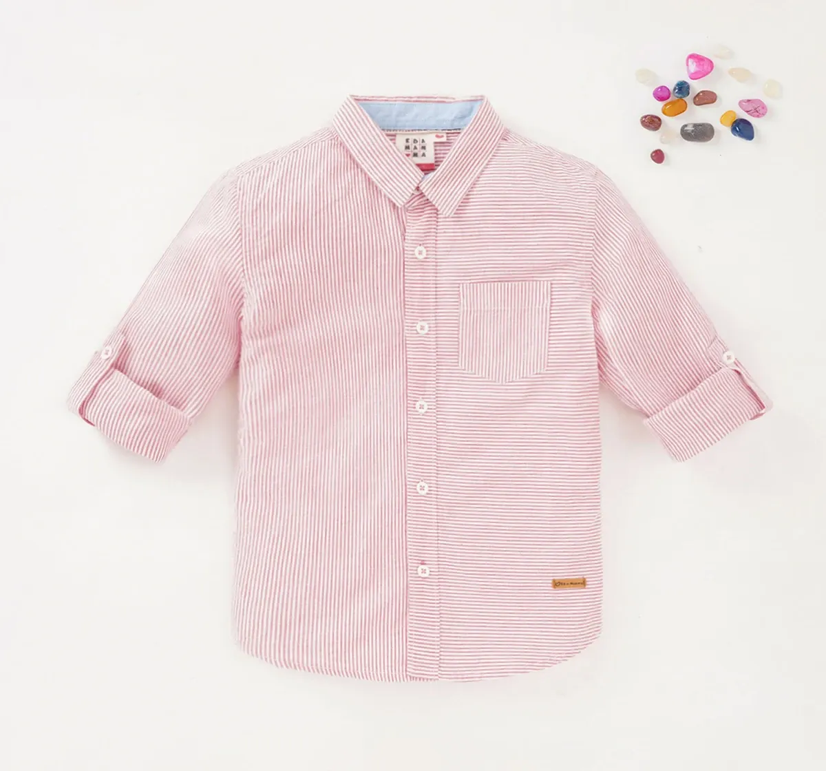Boys Full Sleeves Striped Shirt