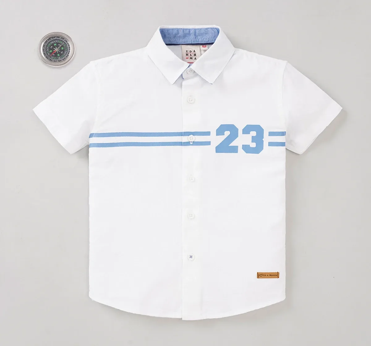 Boys Half Sleeves Printed Shirt