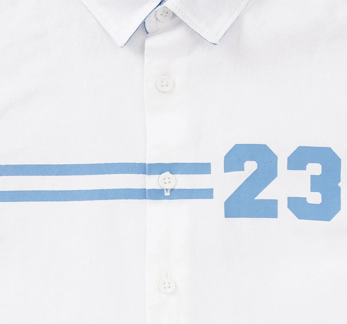 Boys Half Sleeves Printed Shirt