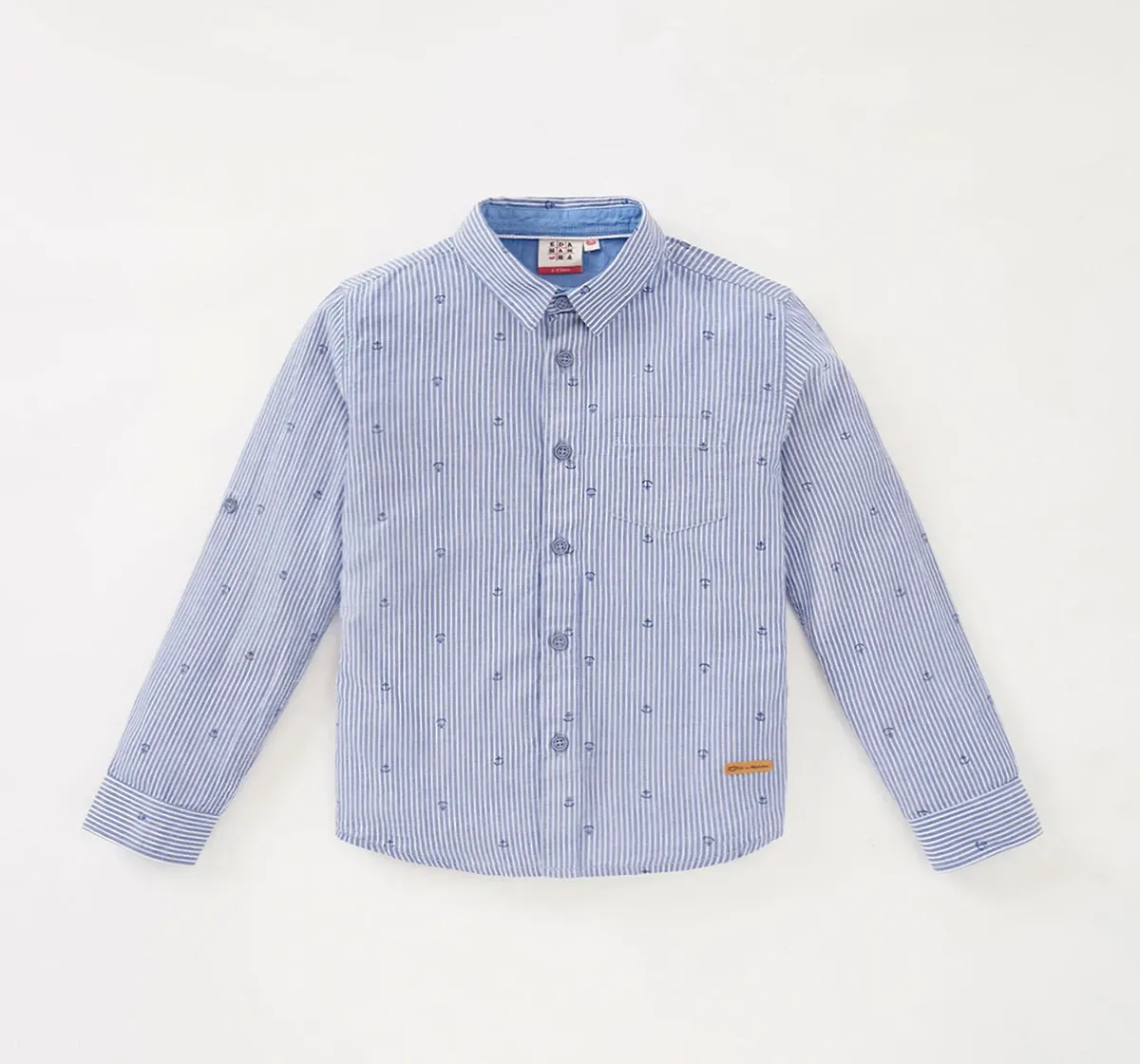 Boys Full Sleeves Striped Shirt