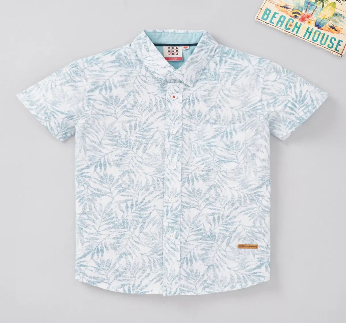 Boys Half Sleeves Printed Shirt