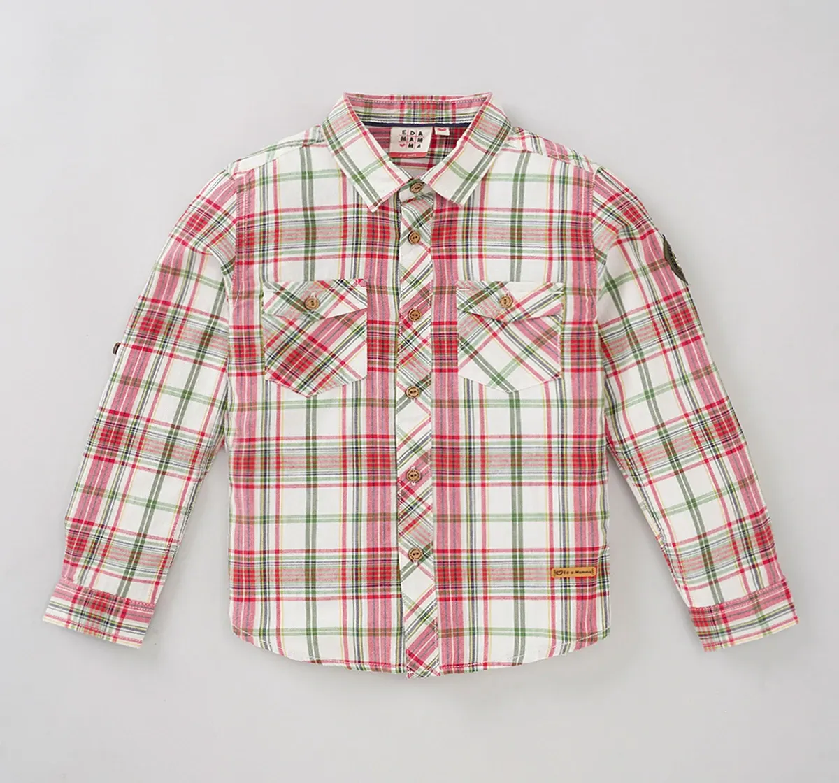 Boys Full Sleeves Checks Shirt