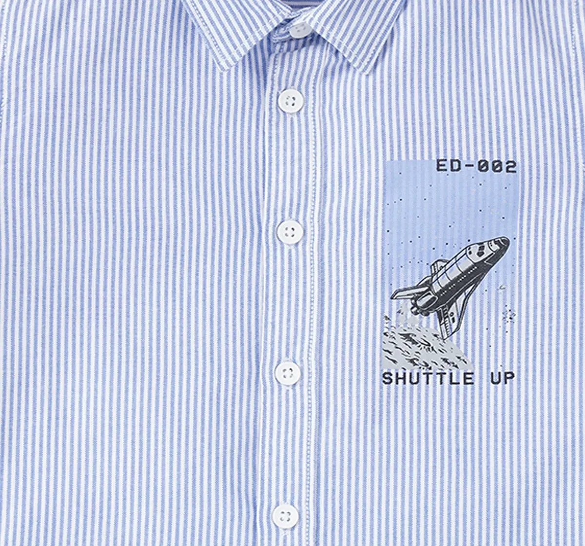 Boys Full Sleeves Striped Shirt