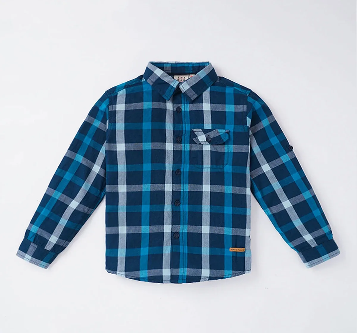 Boys Full Sleeves Checks Shirt