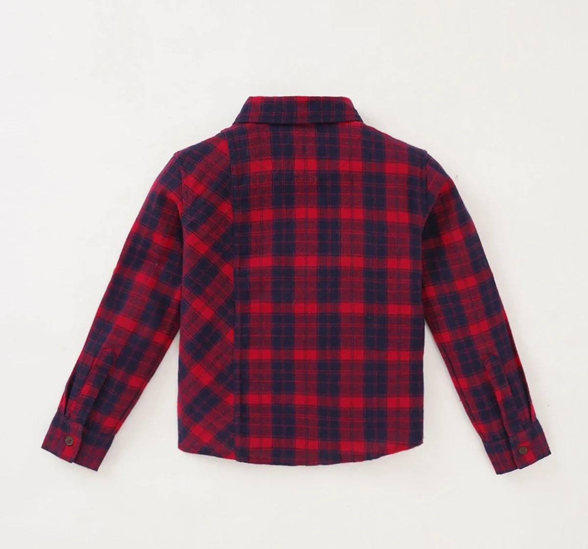 Boys Full Sleeves Checkered Shirt