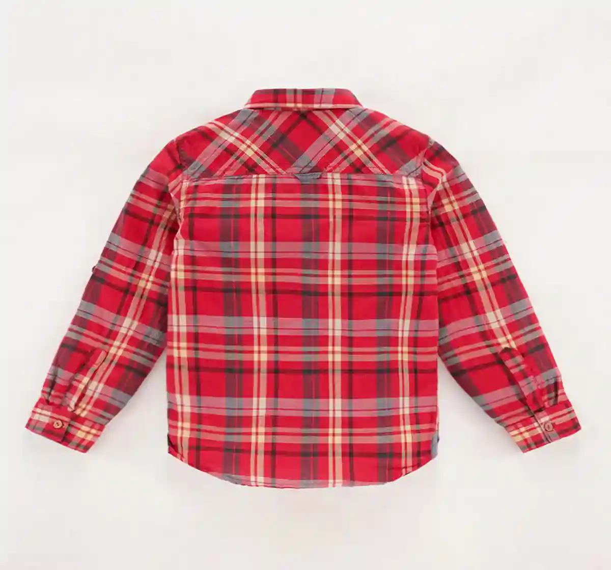 Boys Full Sleeves Checkered Shirt