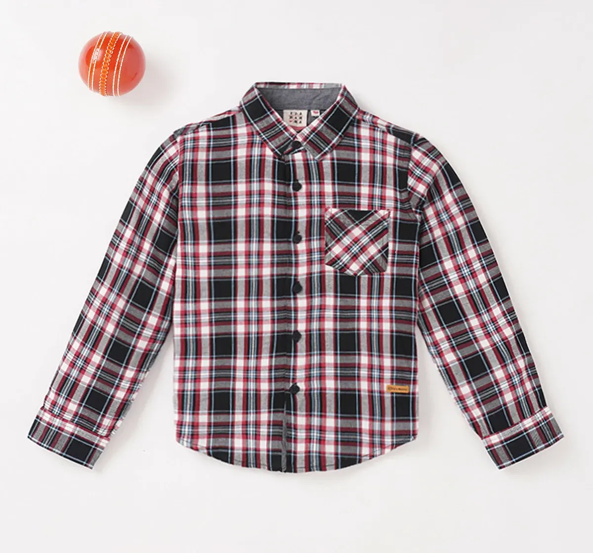 Boys Full Sleeves Checkered Shirt