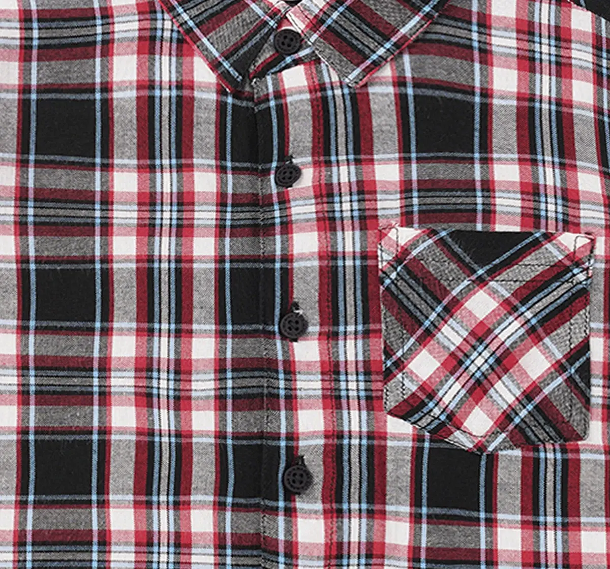 Boys Full Sleeves Checkered Shirt