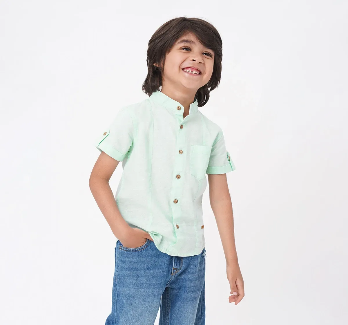 Boys Half Sleeves Shirt