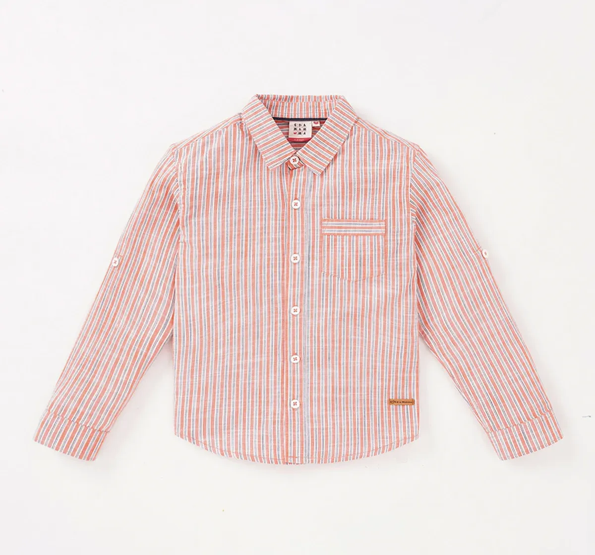Boys Full Sleeves Striped Shirt