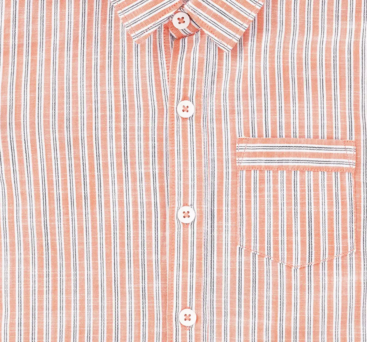 Boys Full Sleeves Striped Shirt