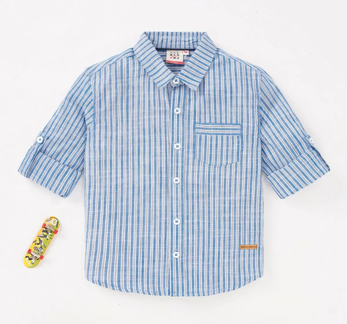 Boys Full Sleeves Striped Shirt