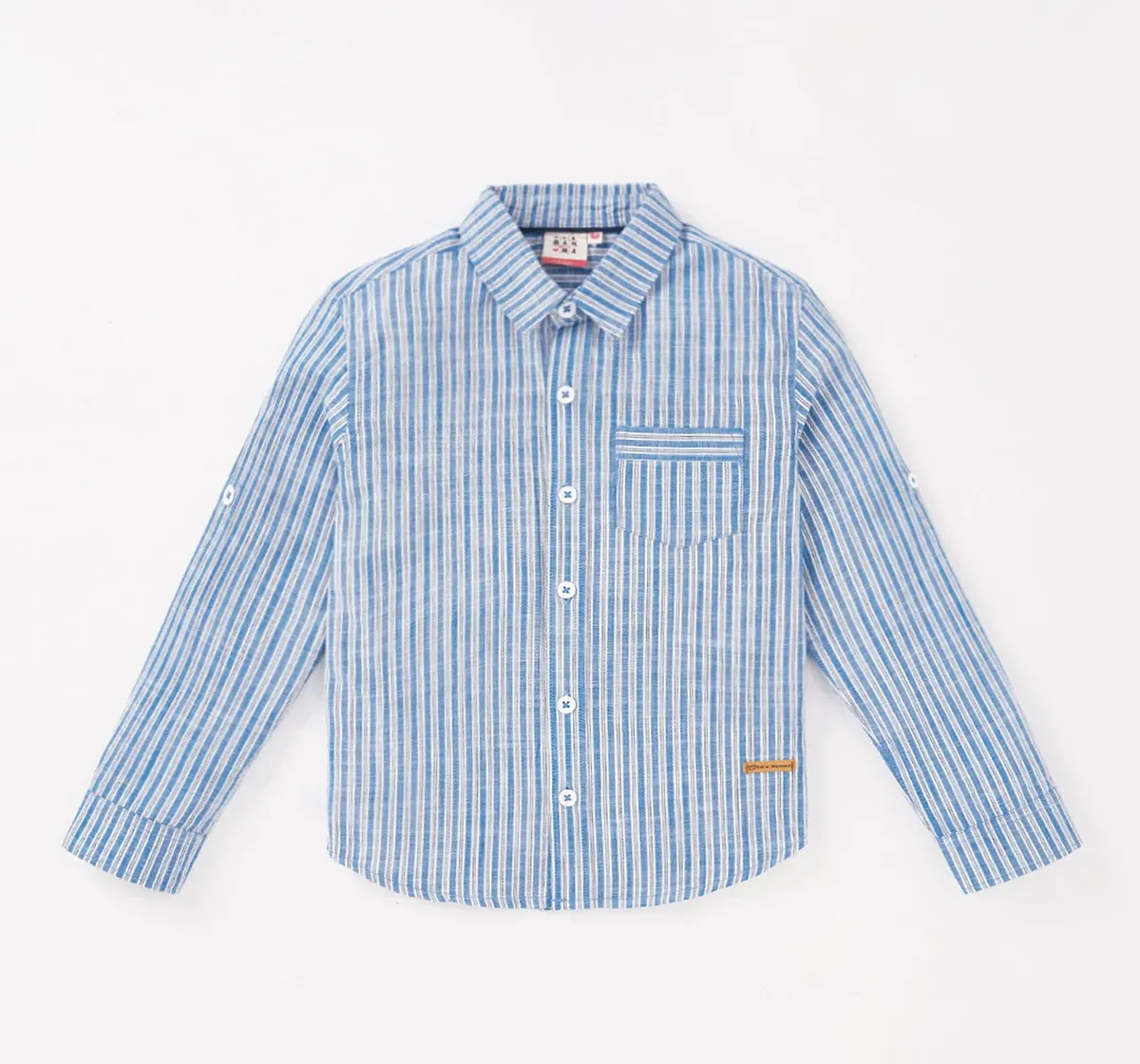 Boys Full Sleeves Striped Shirt